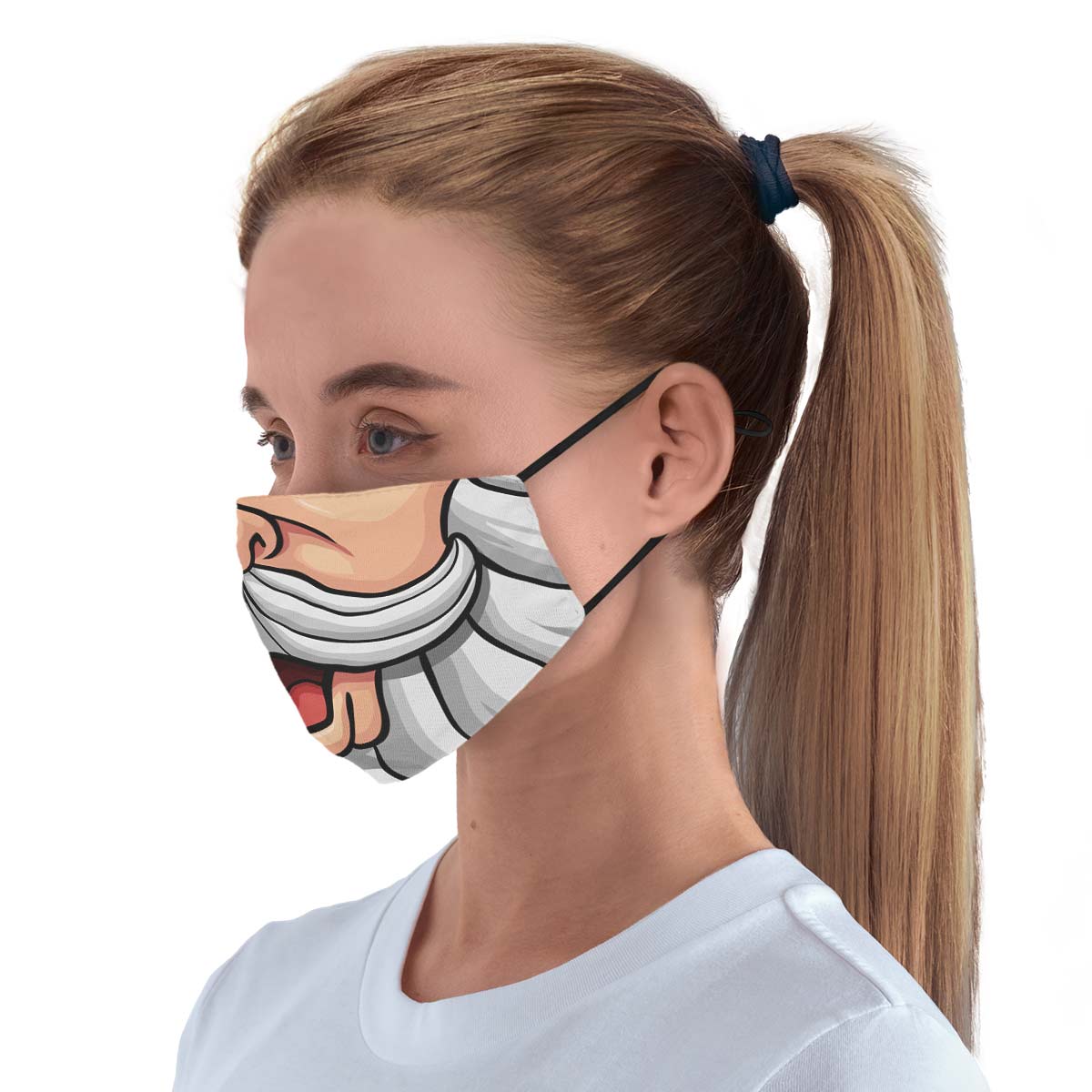 Santa Face Face Cover