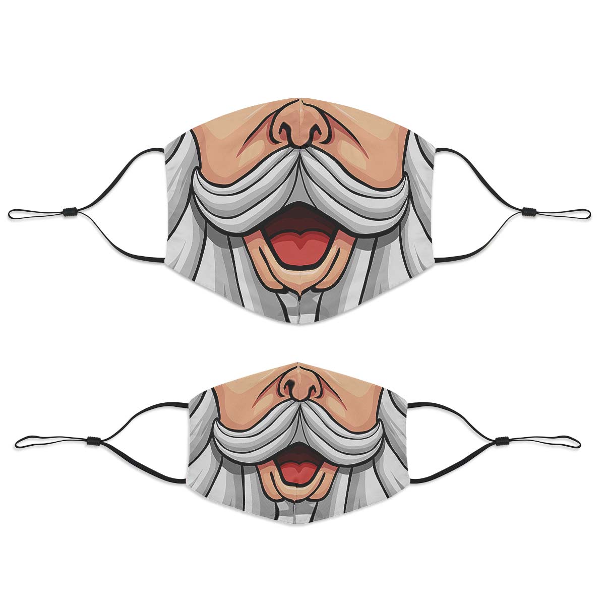 Santa Face Face Cover