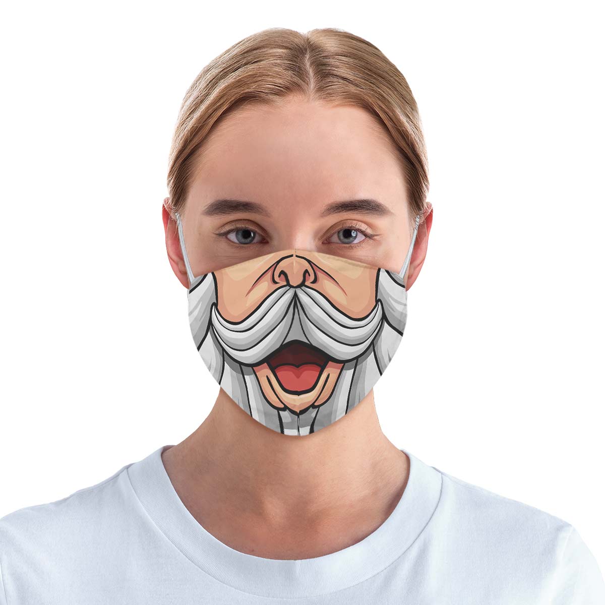Santa Face Face Cover