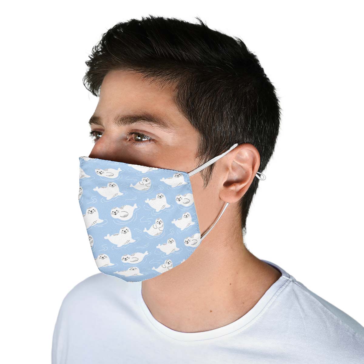 Seal Pattern Face Cover