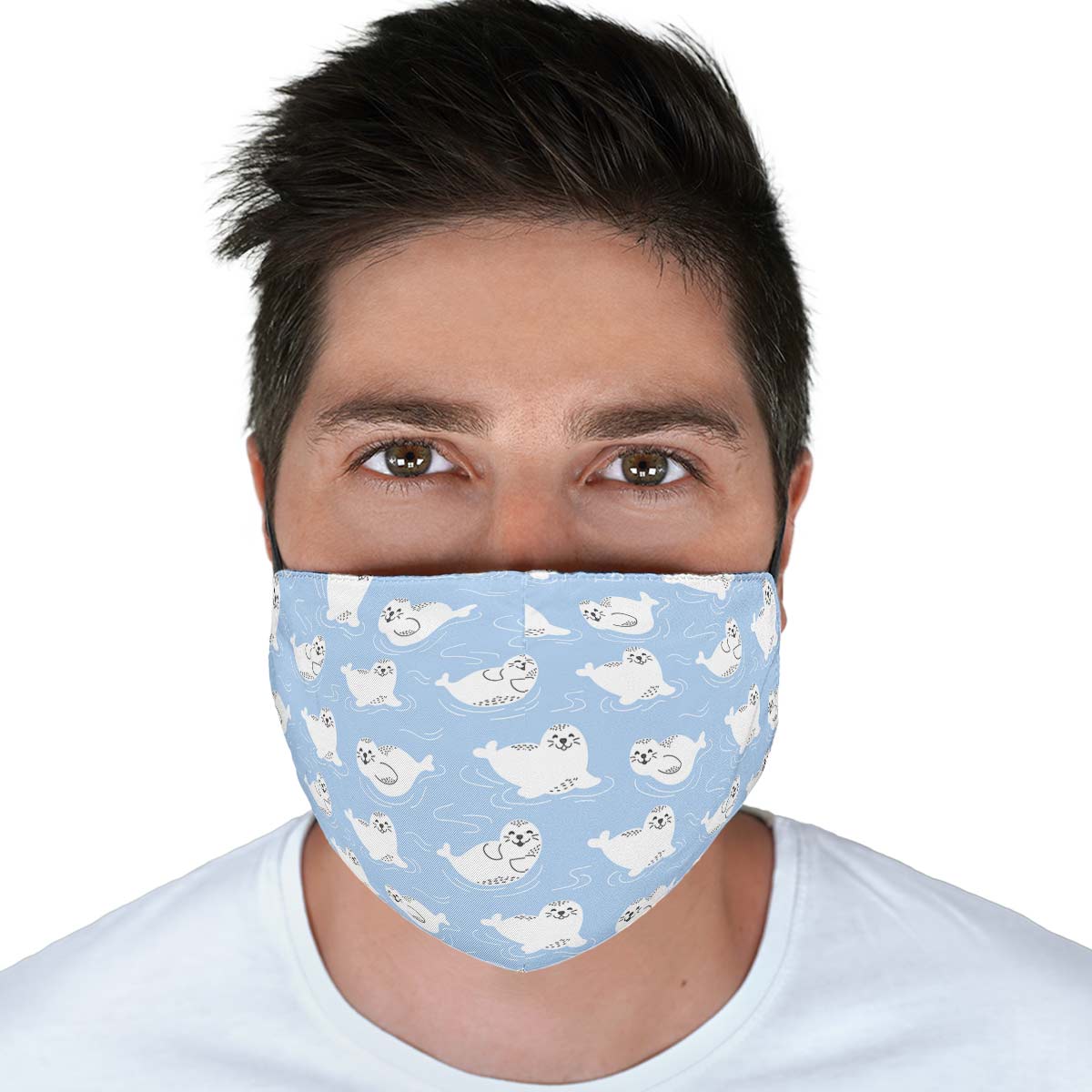 Seal Pattern Face Cover