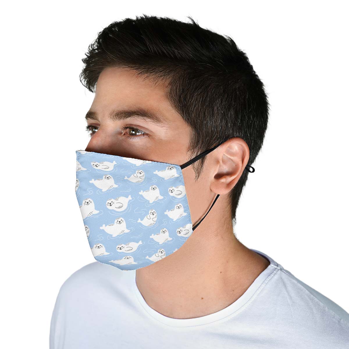 Seal Pattern Face Cover