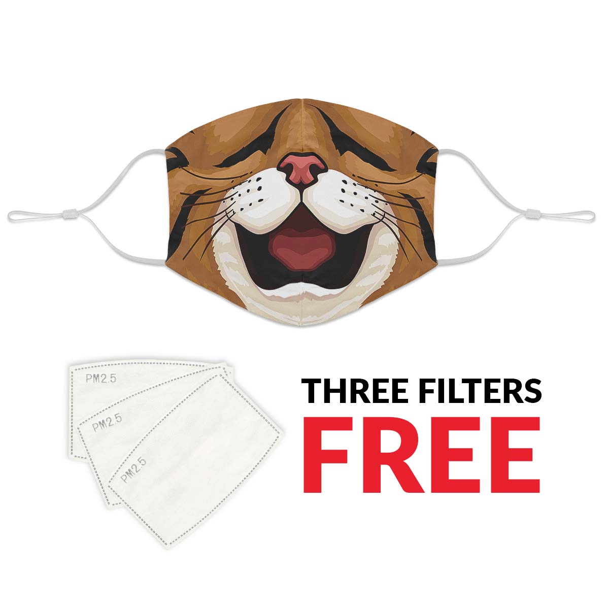 Silly Cat Face Cover