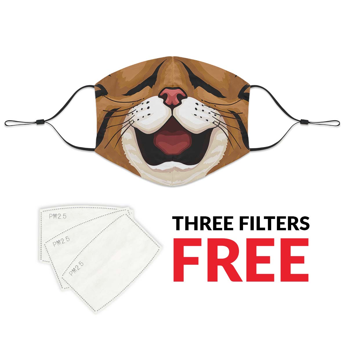 Silly Cat Face Cover
