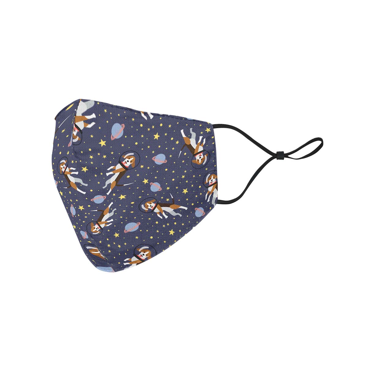 Space Beagle Face Cover