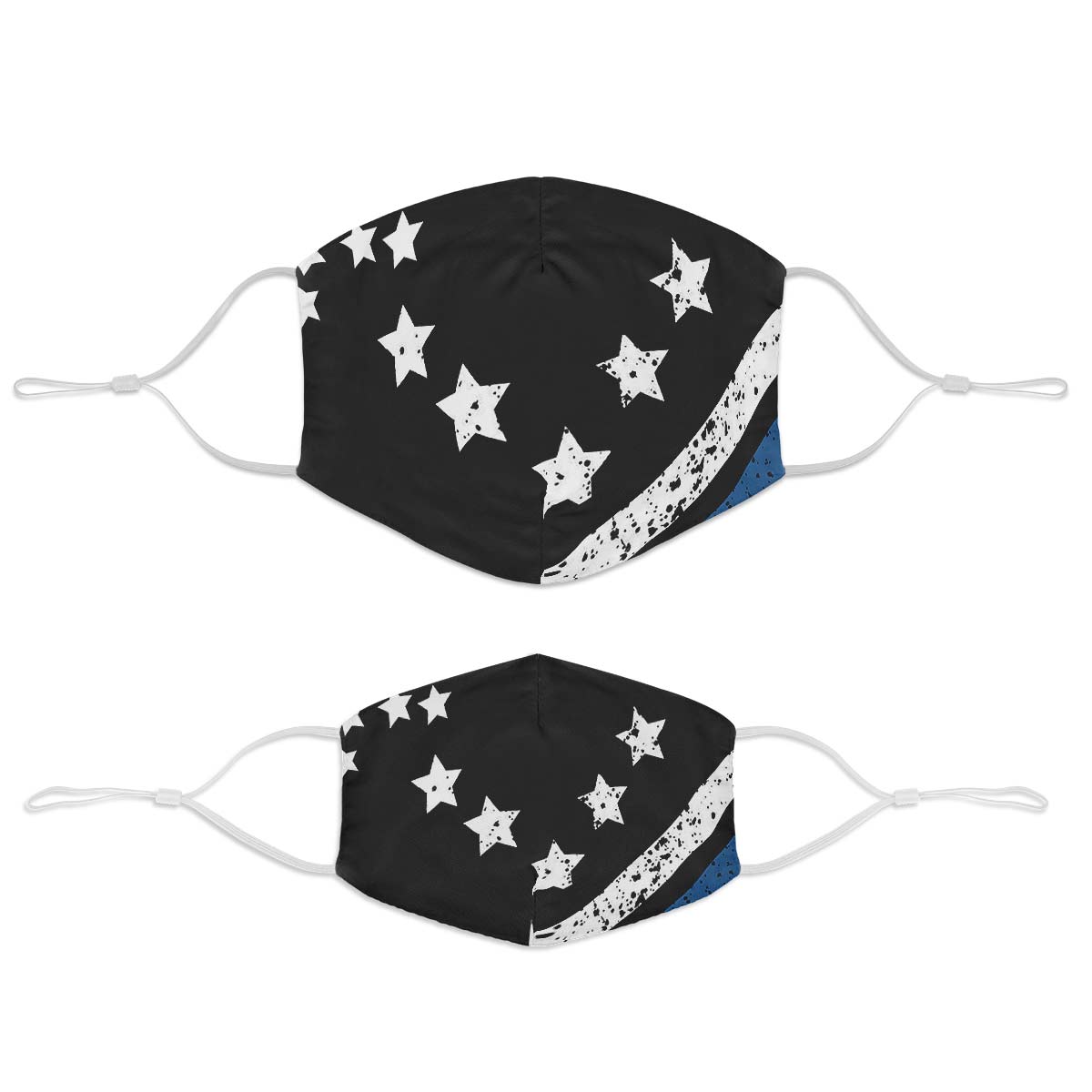 Thin Blue Line Face Cover