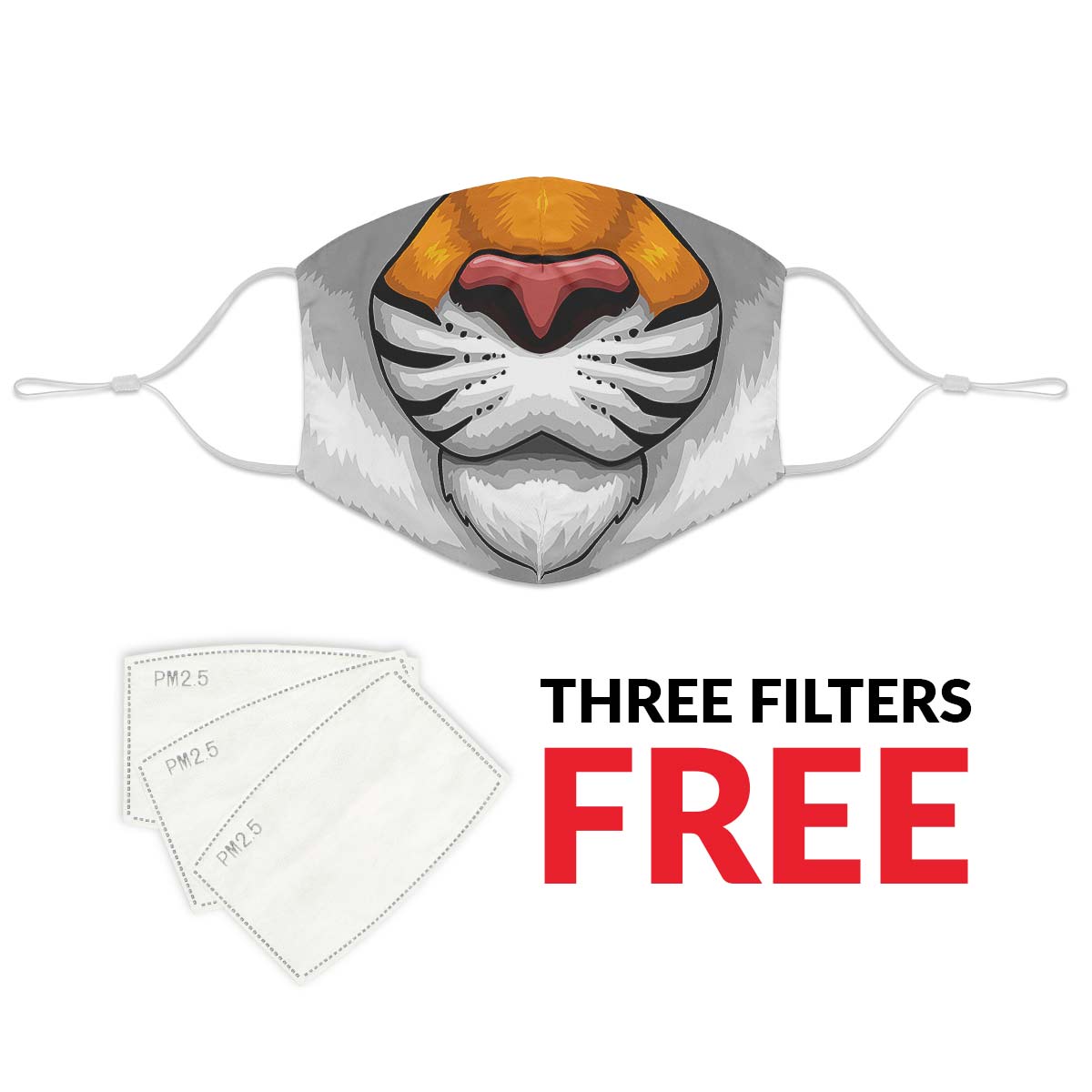 Tiger Face Cover