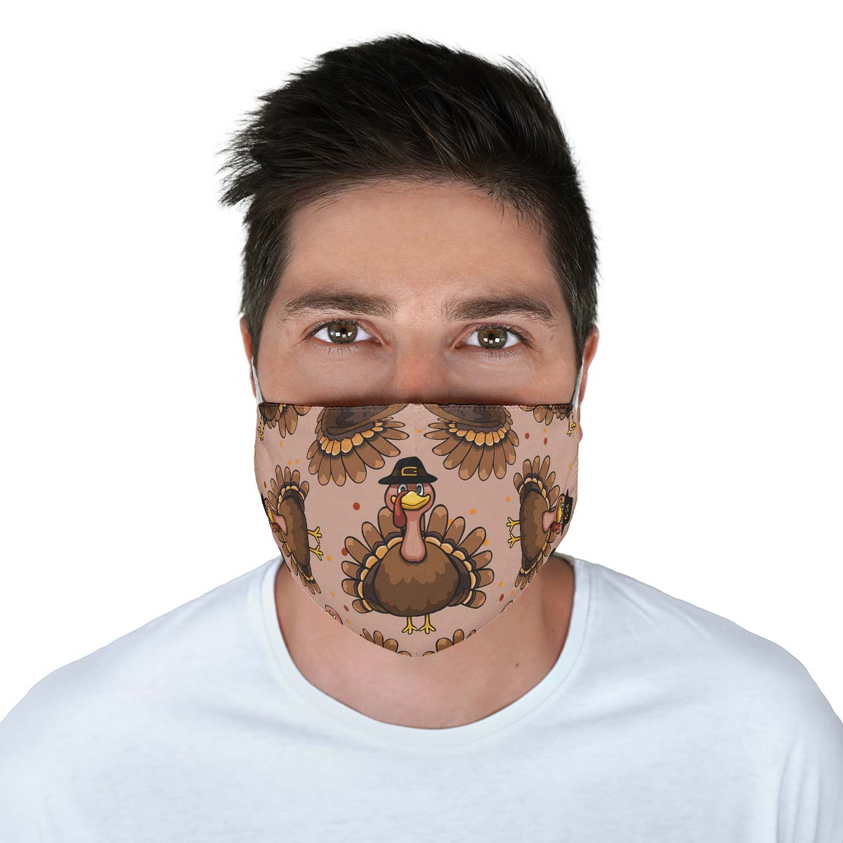 Turkey Pattern Face Cover