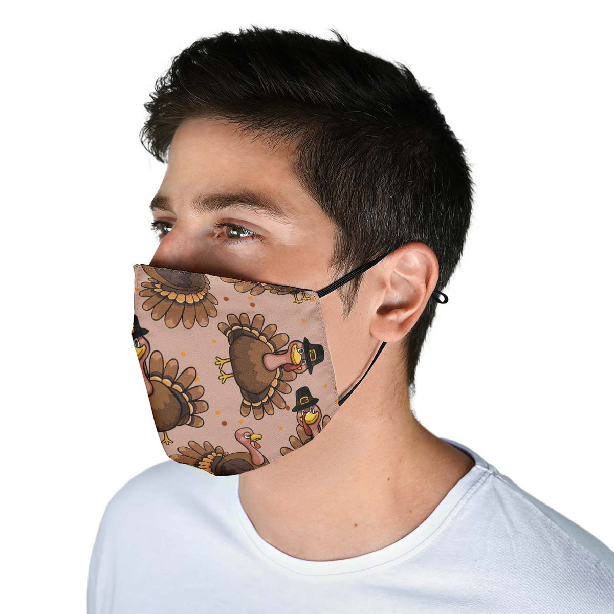 Turkey Pattern Face Cover