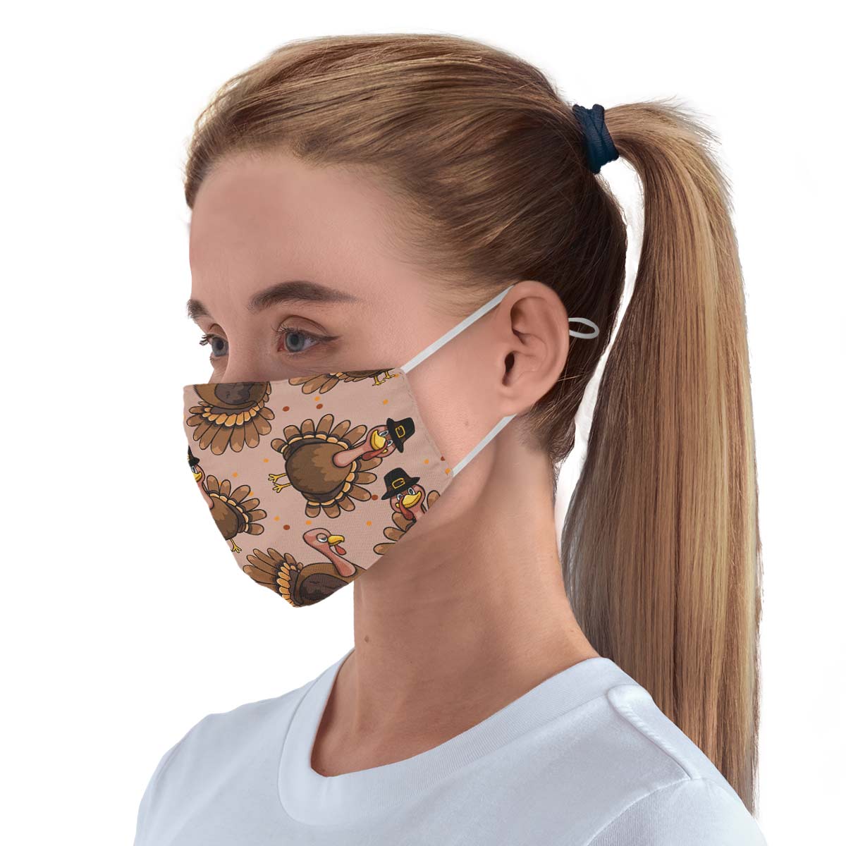 Turkey Pattern Face Cover