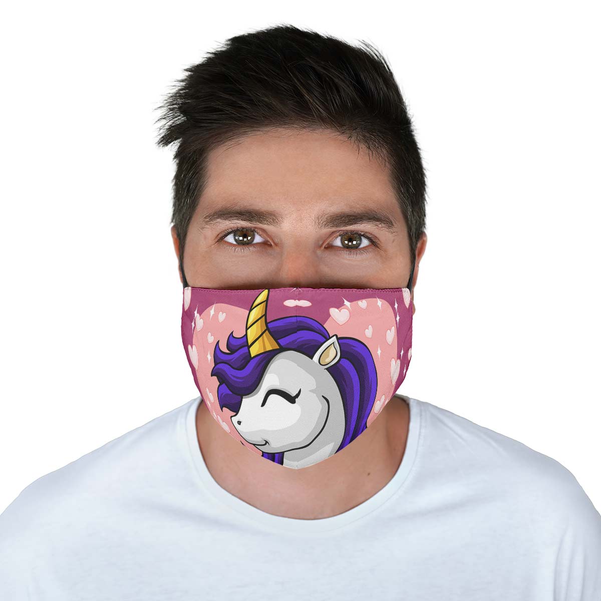 Unicorn Heart Face Cover