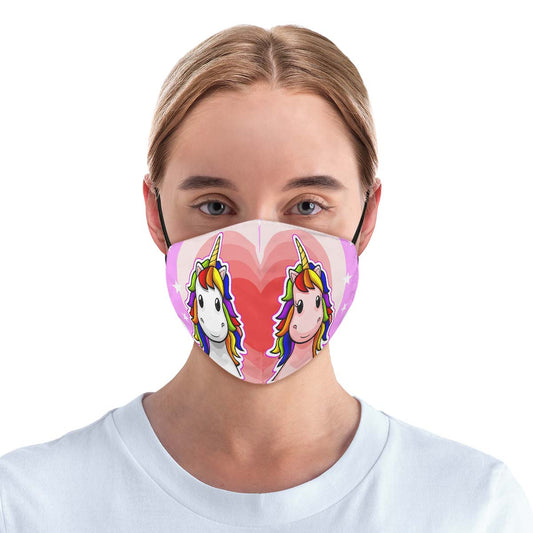 Unicorn Love Face Cover