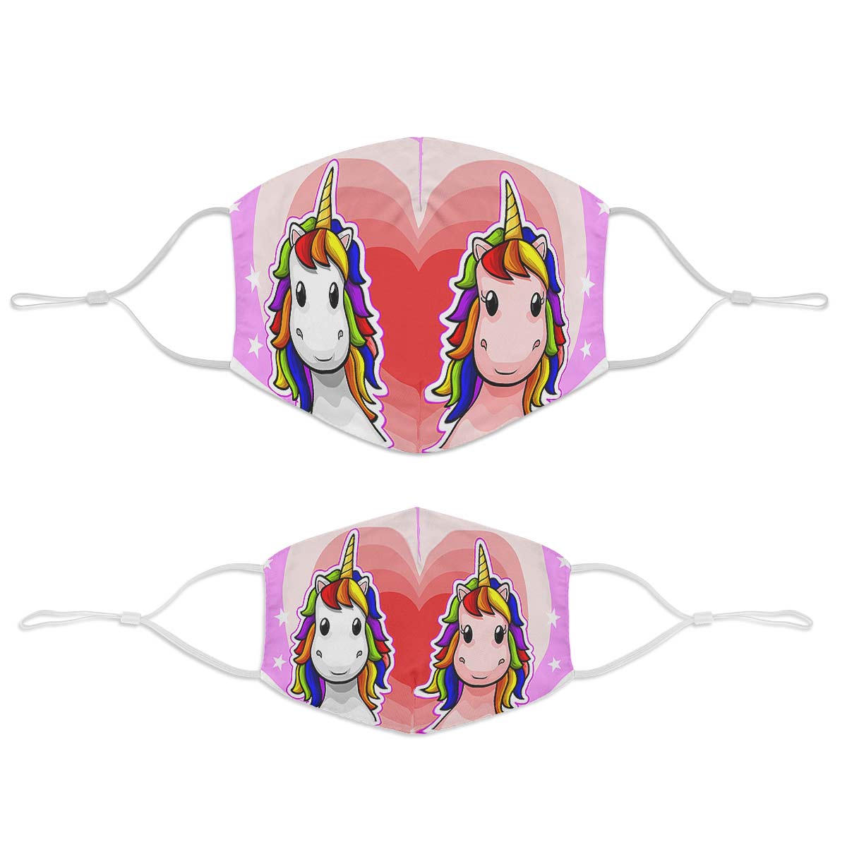 Unicorn Love Face Cover