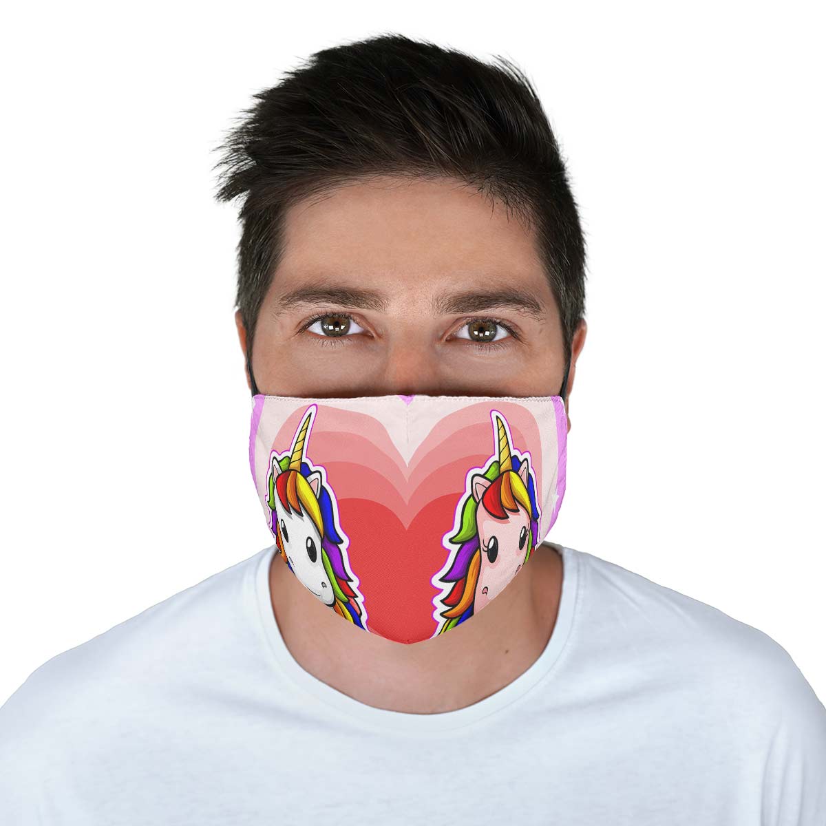 Unicorn Love Face Cover