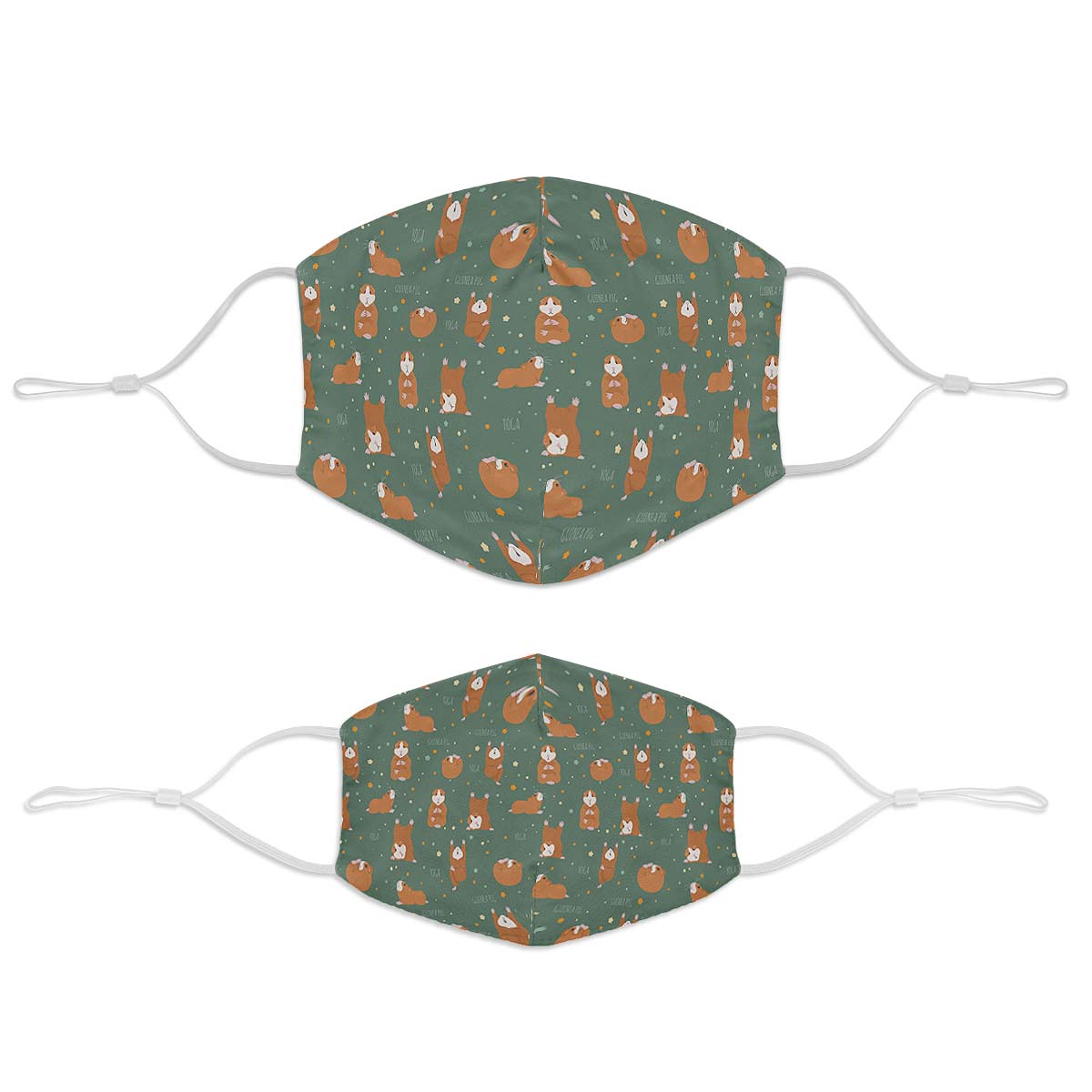 Yoga Guinea Pig Face Cover