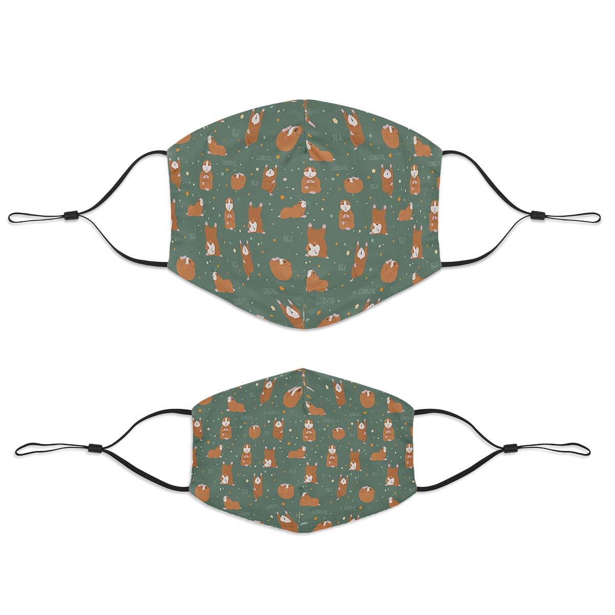 Yoga Guinea Pig Face Cover