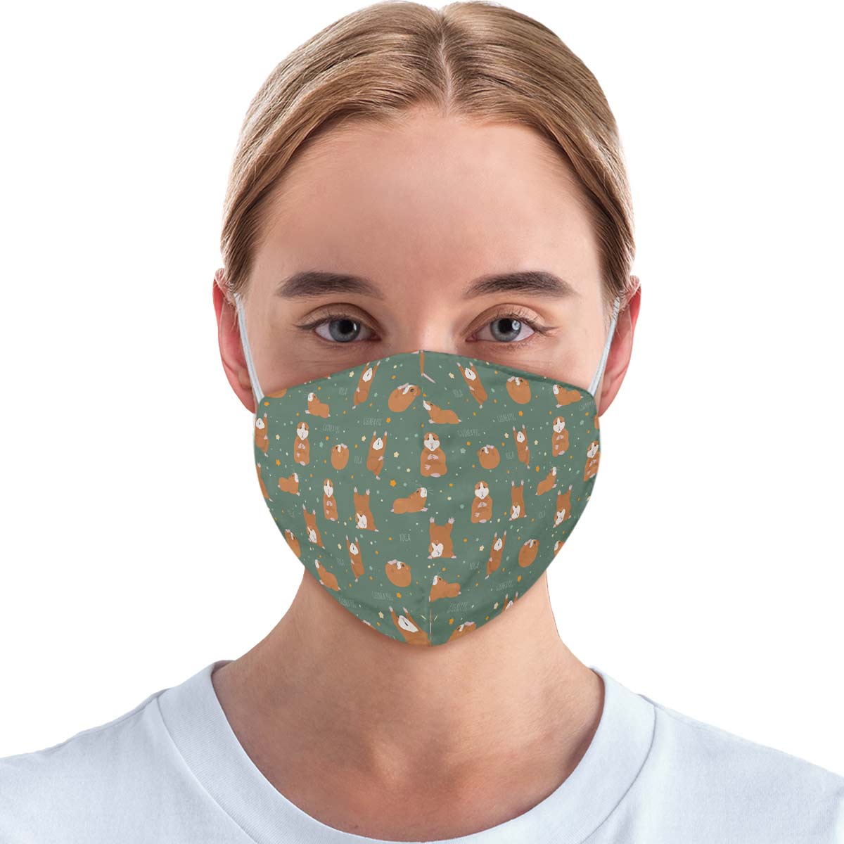 Yoga Guinea Pig Face Cover