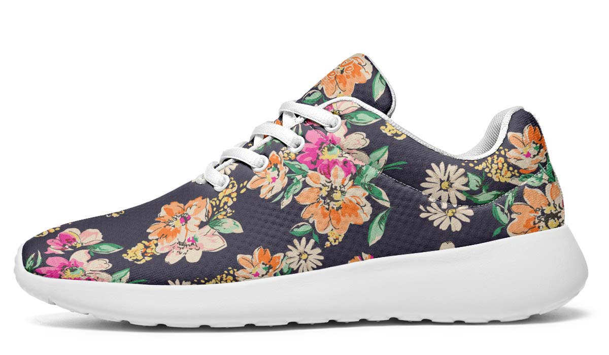 Bloom And Be Flowerfully, Sneakers, Running Shoes, Custom Sneakers, Vegan Shoes, Men's Shoes, Woman's Shoes, Custom Printed, Flower