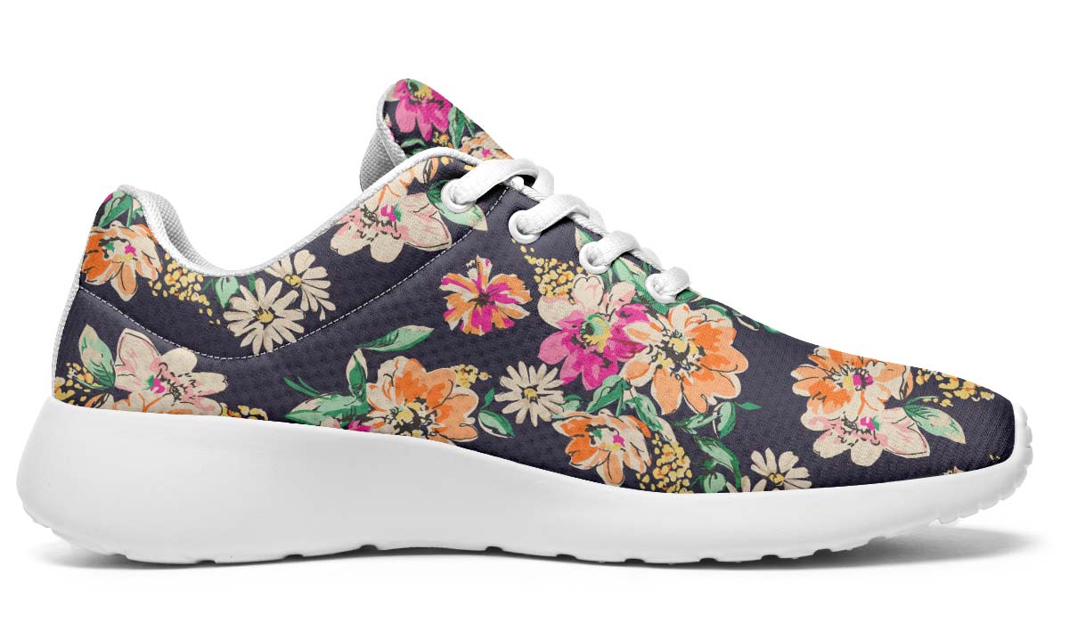 Bloom And Be Flowerfully, Sneakers, Running Shoes, Custom Sneakers, Vegan Shoes, Men's Shoes, Woman's Shoes, Custom Printed, Flower