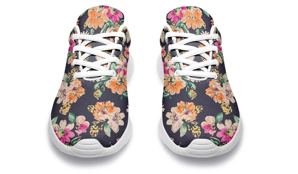 Bloom And Be Flowerfully, Sneakers, Running Shoes, Custom Sneakers, Vegan Shoes, Men's Shoes, Woman's Shoes, Custom Printed, Flower