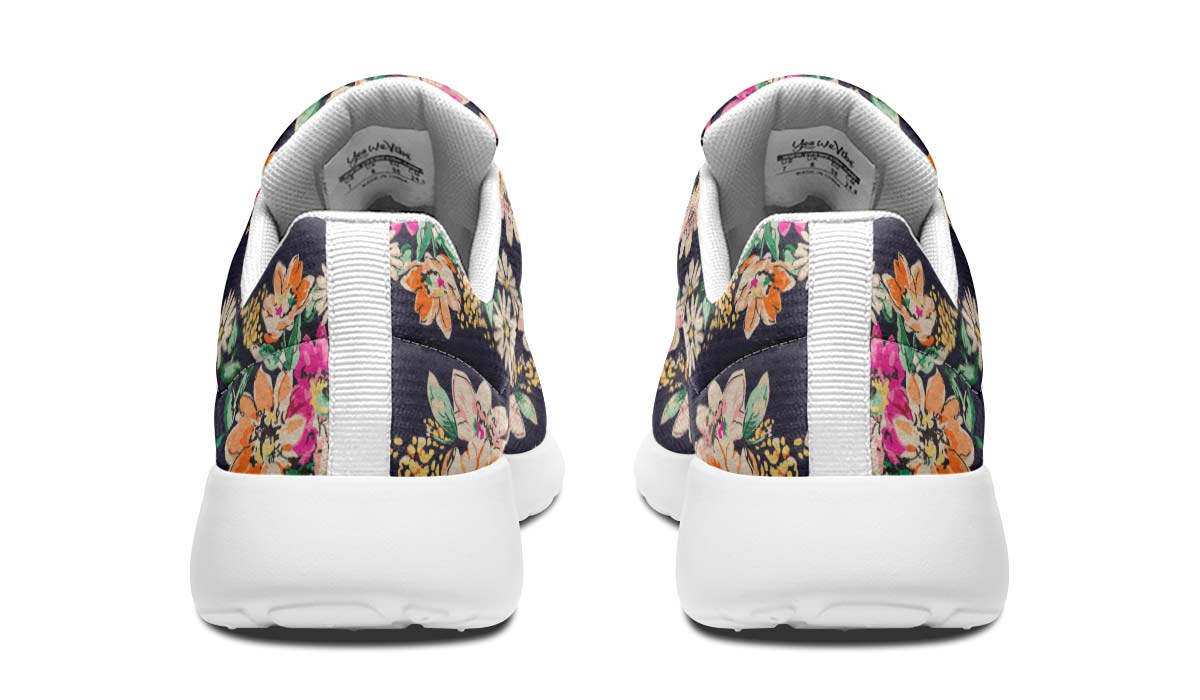 Bloom And Be Flowerfully, Sneakers, Running Shoes, Custom Sneakers, Vegan Shoes, Men's Shoes, Woman's Shoes, Custom Printed, Flower