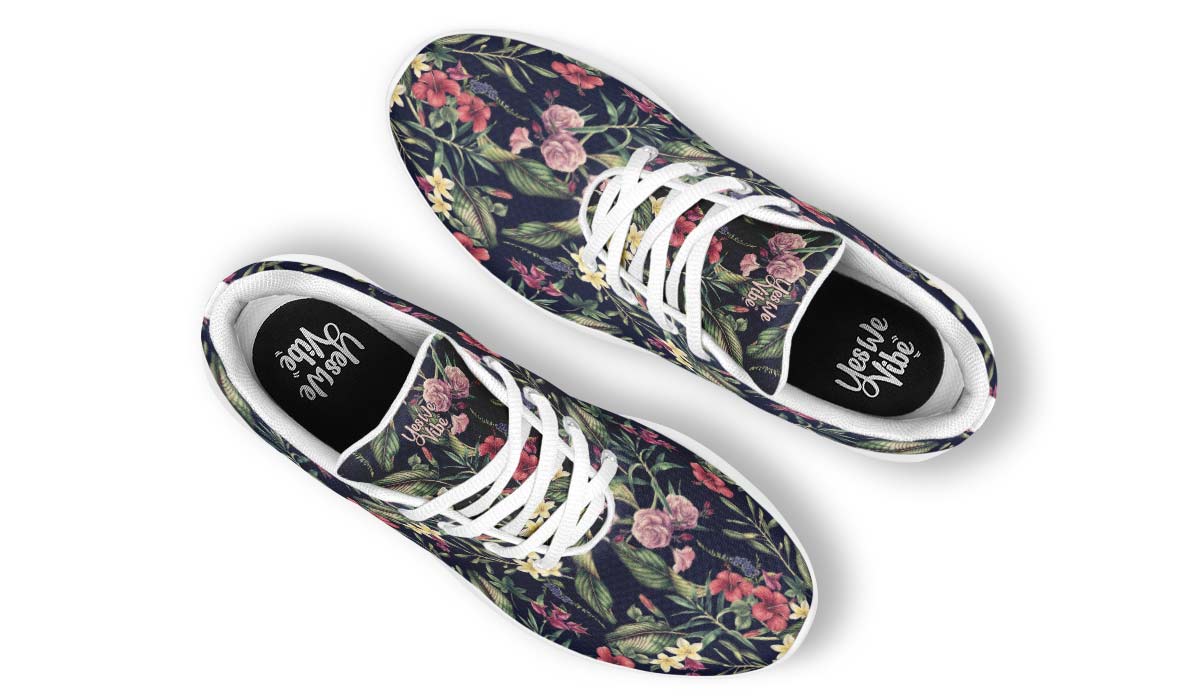 Love Flowers, Sneakers, Running Shoes, Custom Sneakers, Vegan Shoes, Men's Shoes, Woman's Shoes, Custom Printed, Flower