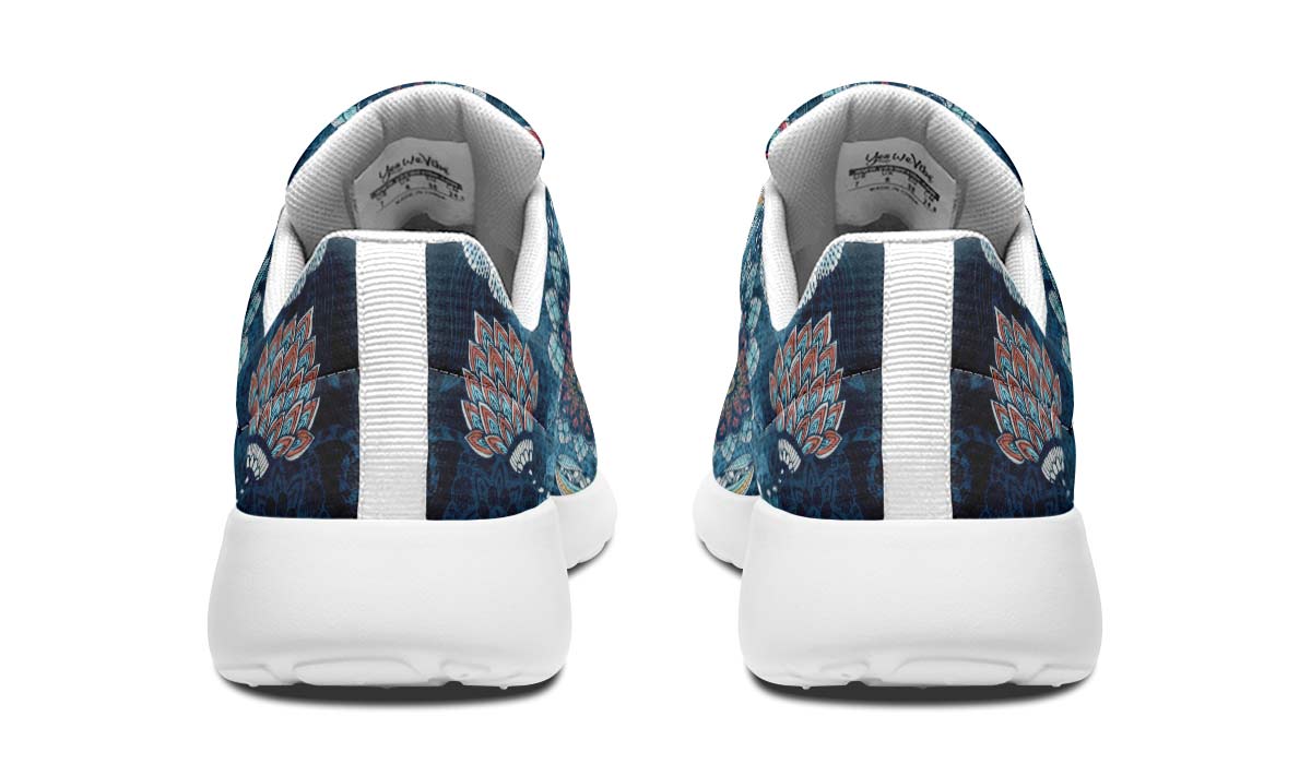 Mandala Floral, Sneakers, Running Shoes, Custom Sneakers, Vegan Shoes, Men's Shoes, Woman's Shoes, Custom Printed, Flower