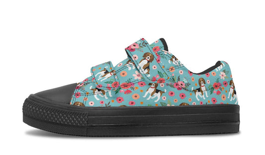 Beagle Flower Kids Lowtops