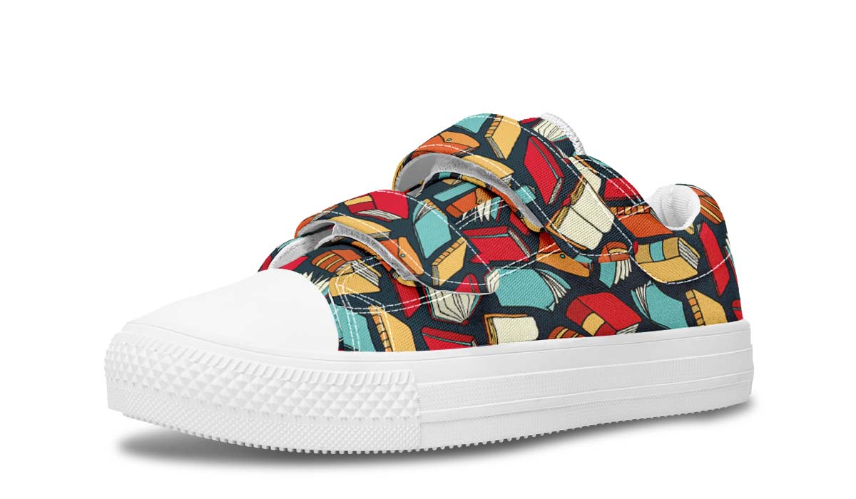 Book Lovers Kids Lowtops