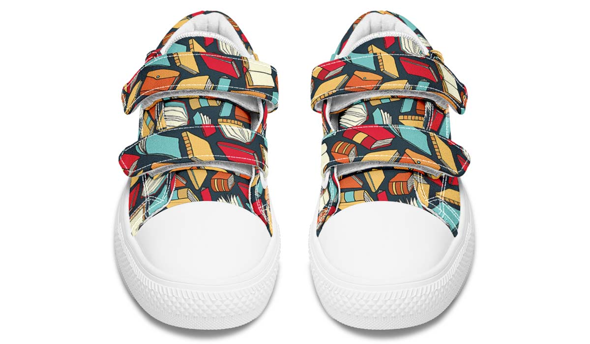 Book Lovers Kids Lowtops