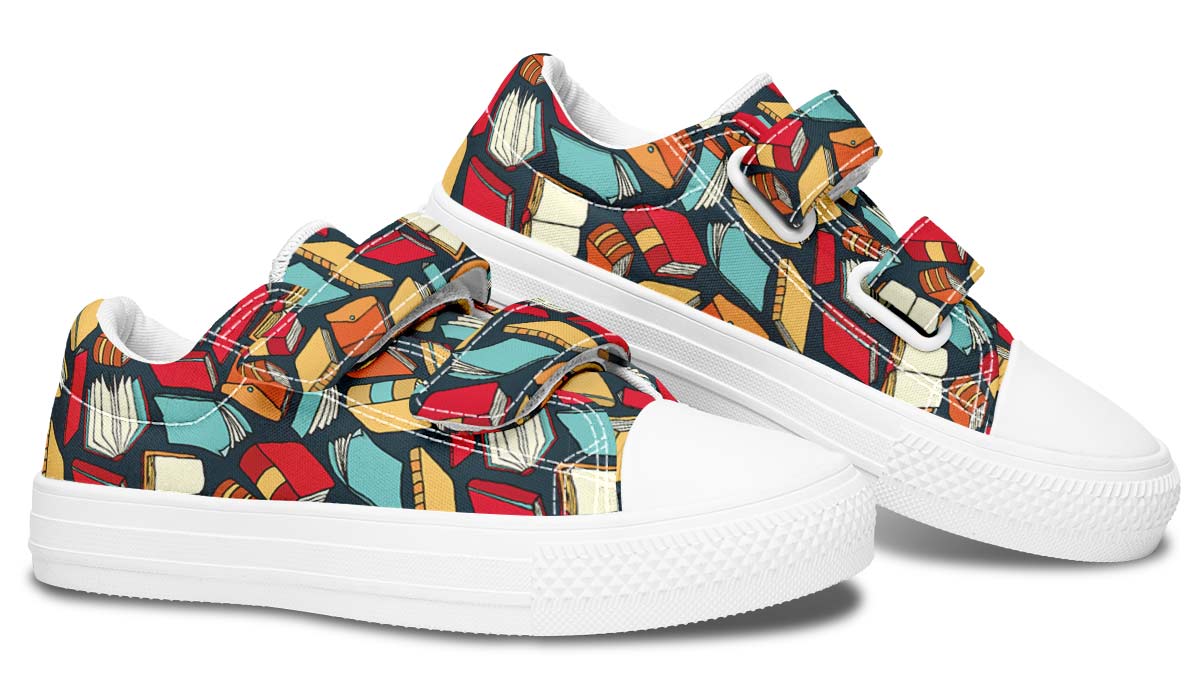 Book Lovers Kids Lowtops