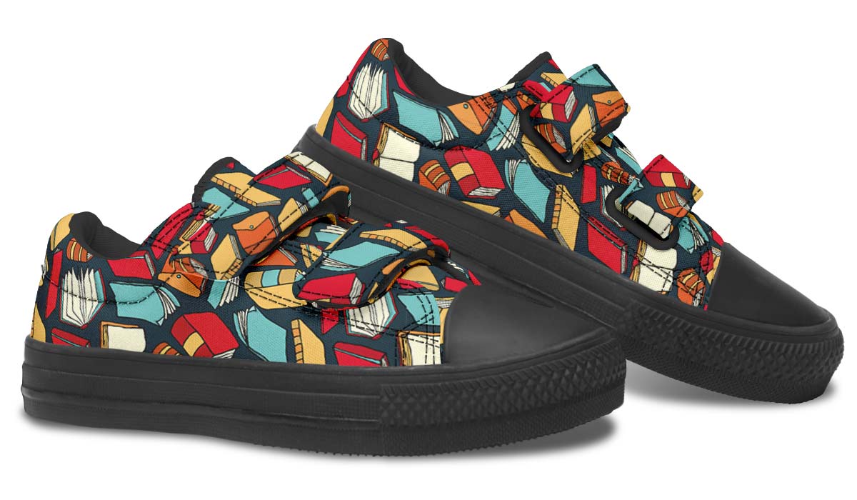 Book Lovers Kids Lowtops