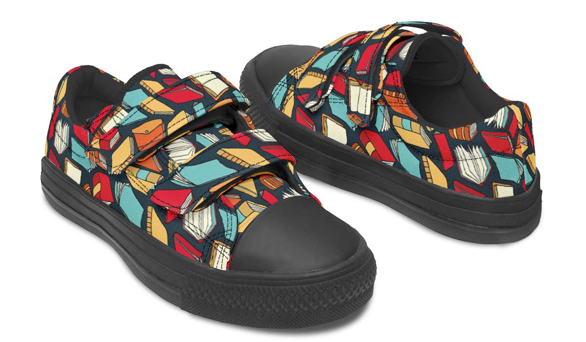 Book Lovers Kids Lowtops