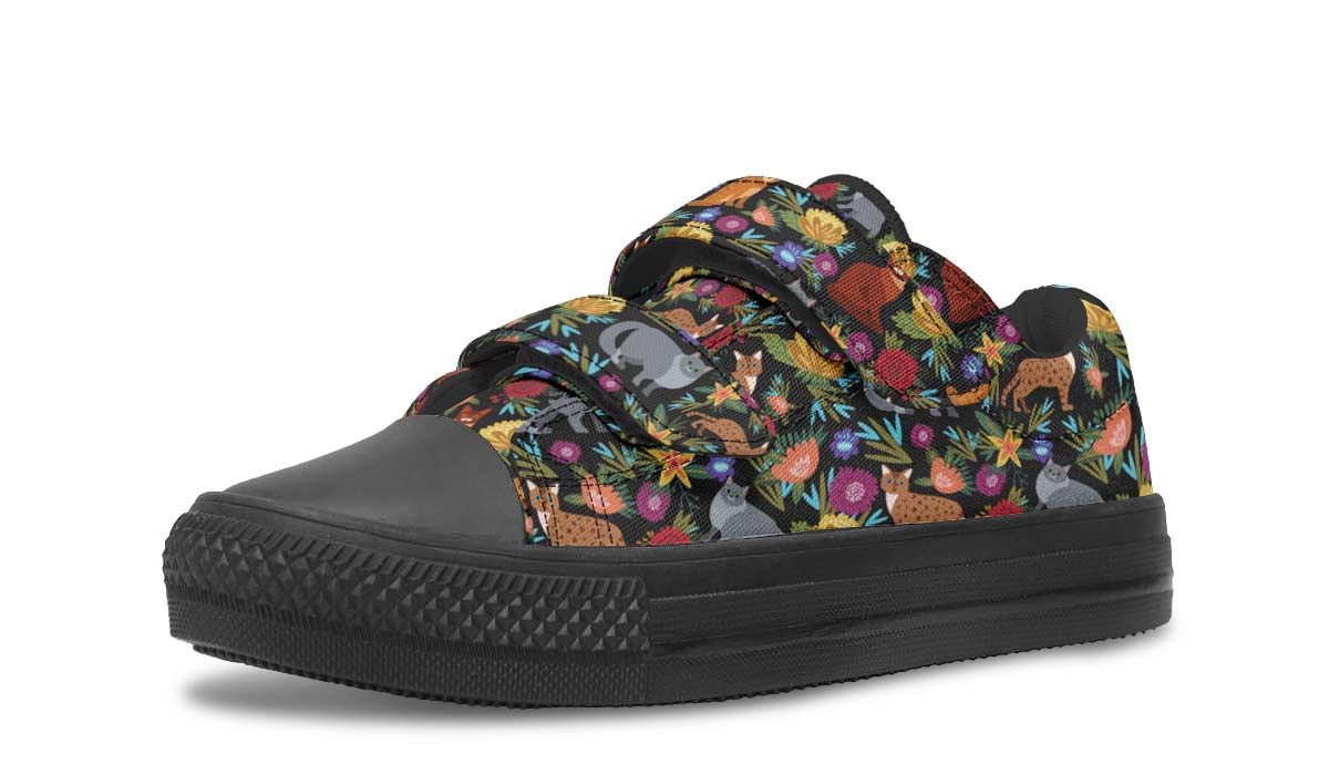 Cat Flower Kids Lowtops