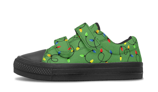 Christmas Lights Kids Lowtops
