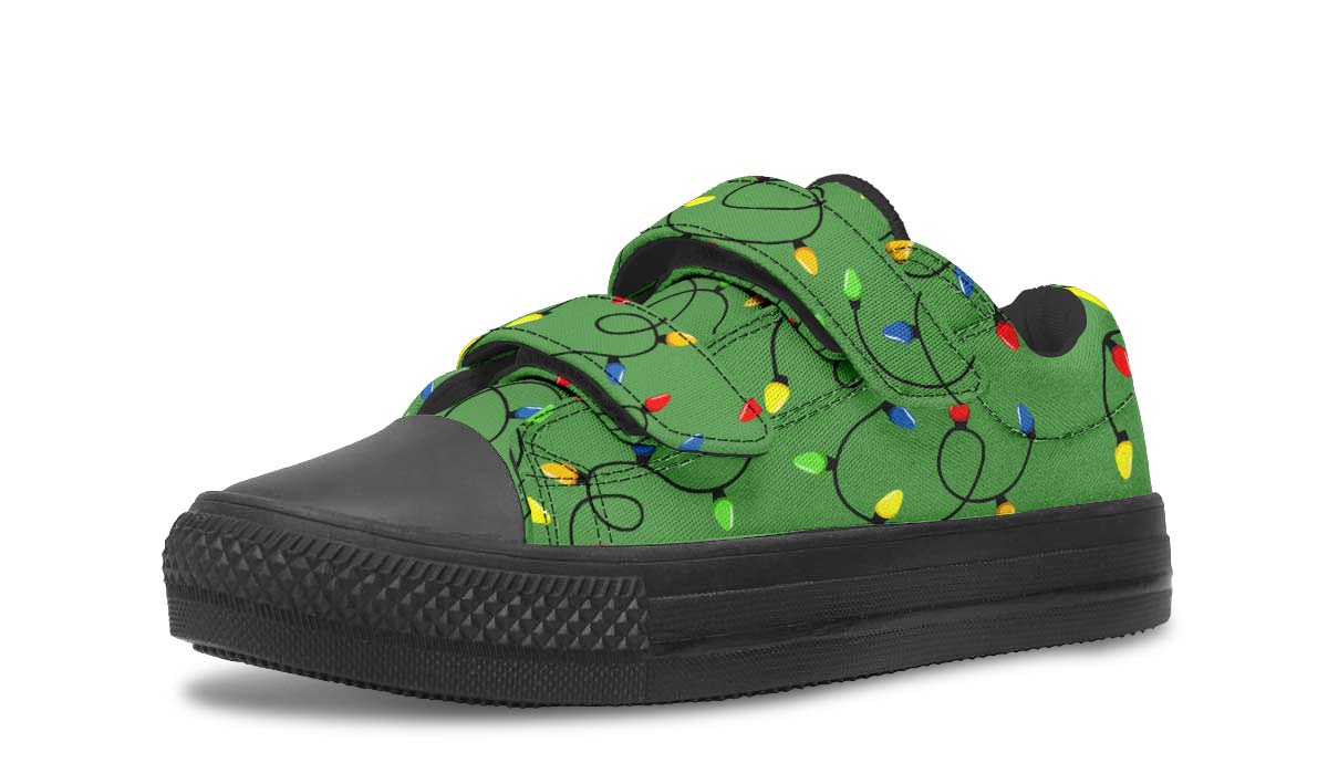 Christmas Lights Kids Lowtops