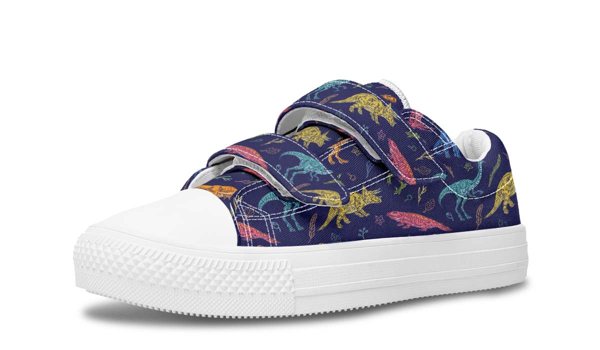 Colorful Dinosaur Kids Lowtops