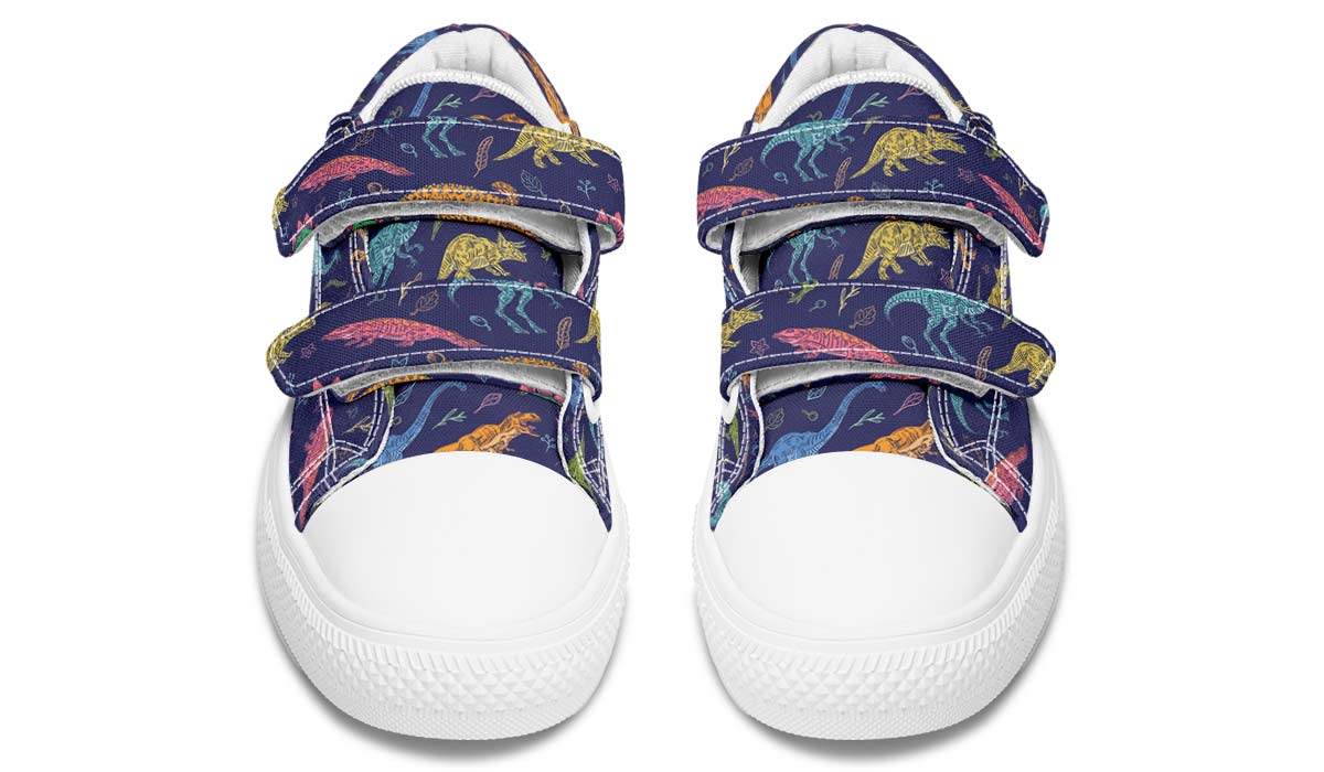 Colorful Dinosaur Kids Lowtops