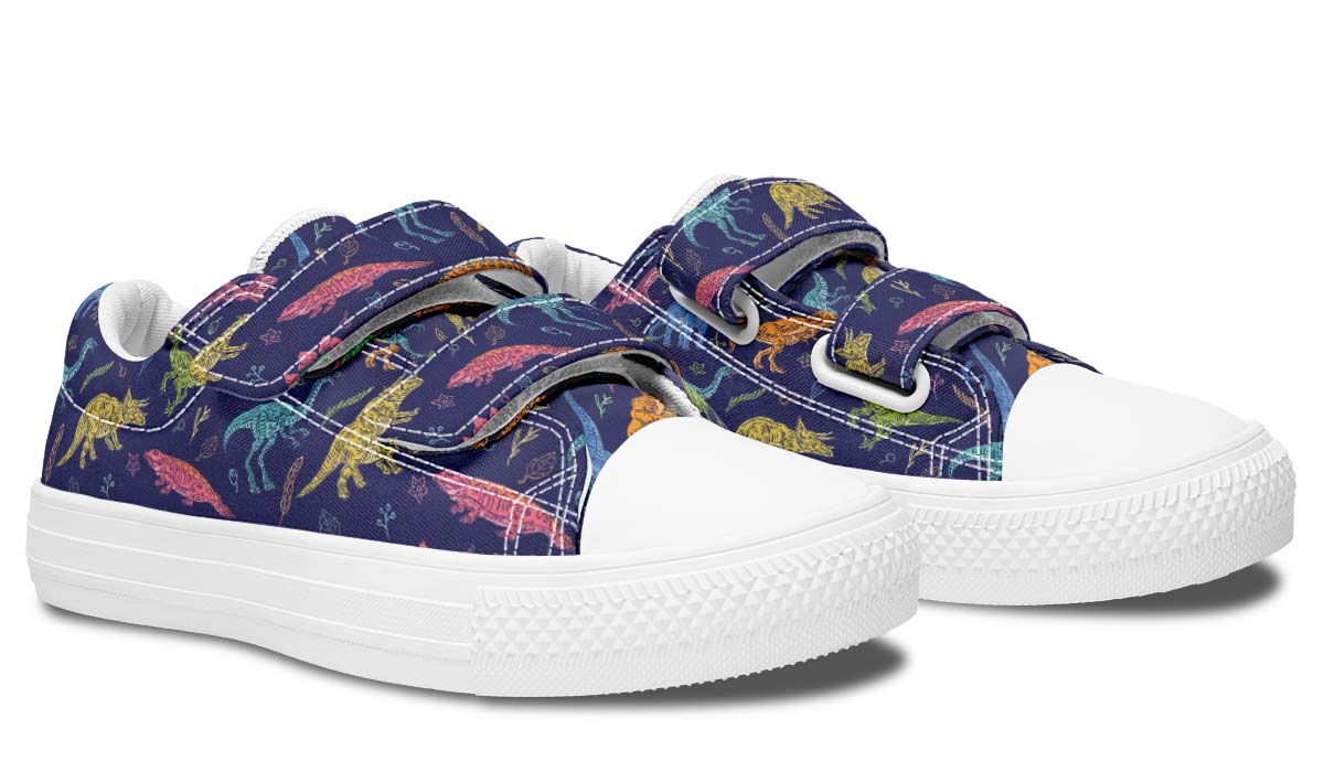 Colorful Dinosaur Kids Lowtops