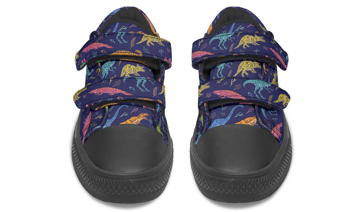 Colorful Dinosaur Kids Lowtops