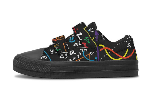 Colorful Math Formula Kids Lowtops
