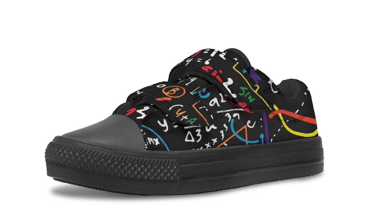 Colorful Math Formula Kids Lowtops