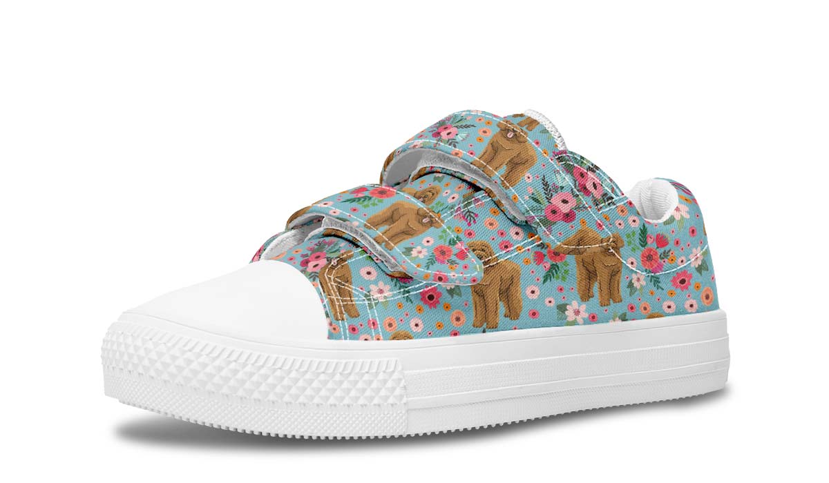 Goldendoodle Flower Kids Lowtops
