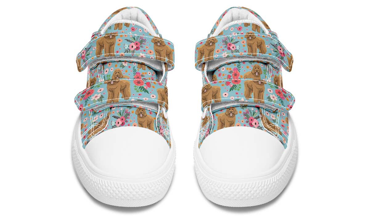 Goldendoodle Flower Kids Lowtops