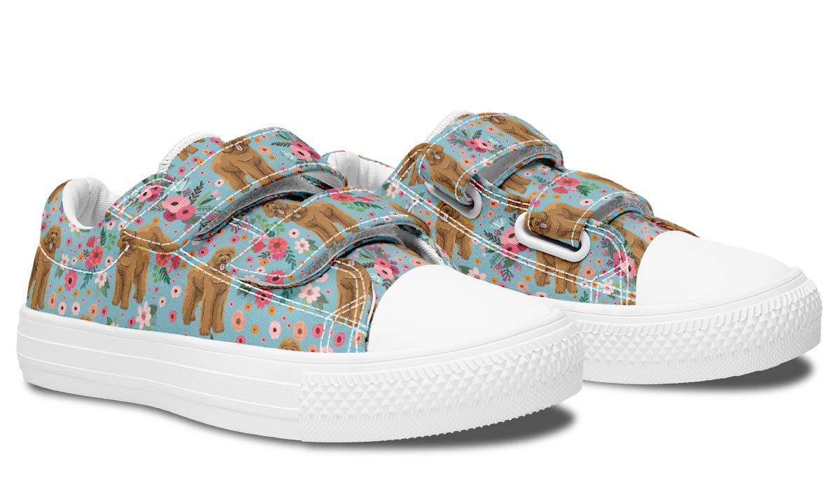 Goldendoodle Flower Kids Lowtops