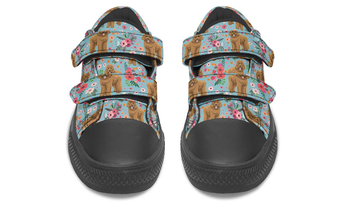 Goldendoodle Flower Kids Lowtops