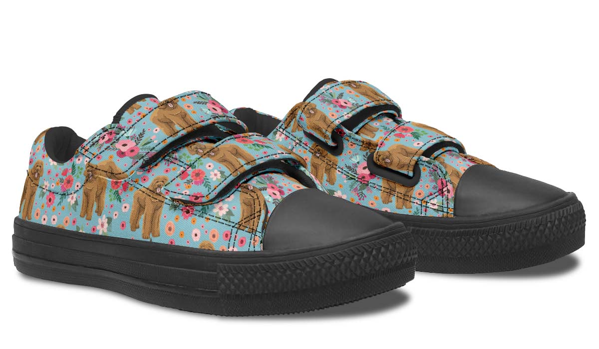 Goldendoodle Flower Kids Lowtops