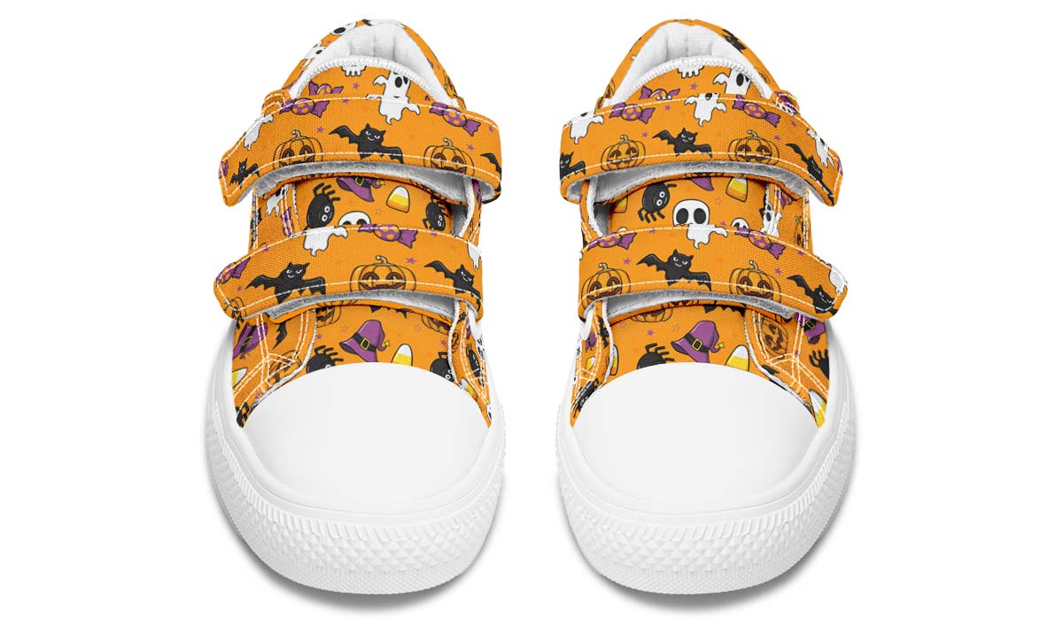 Halloween Pattern Kids Lowtops