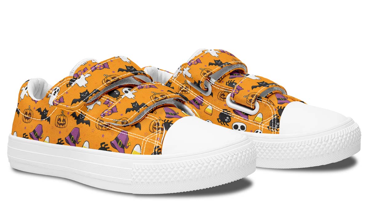 Halloween Pattern Kids Lowtops
