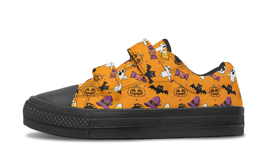 Halloween Pattern Kids Lowtops